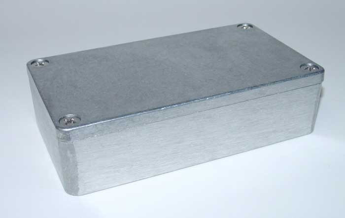 Frank Aanval telegram Aluminium behuizing (gietalu) 115x65x30mm