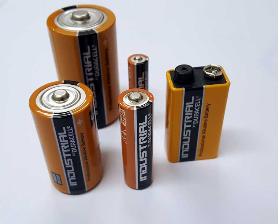 balans munt bizon Duracell Industrial batterijen