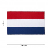  Embleem stof NL (groot) #1081 14,9cm x 24,5cm