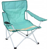 ProBeach strandstoel met bekerhouder kleur groen, blauw of rood
