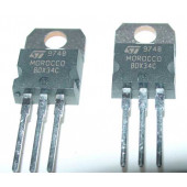 BDX34C PNP darlington transistor, 2 stuks.