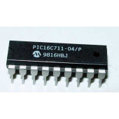 PIC 16C711-04-P, microcontroller