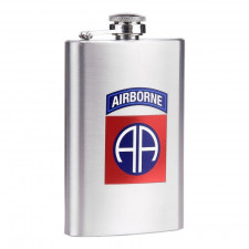 Zakfles 5 ounce/148 ml 82nd Airborne RVS