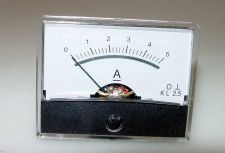 Paneelmeter 60x46, 0-5Amp