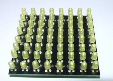 LED Matrix printje 64 oranje LEDS
