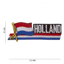 Holland embleem wapperende vlag