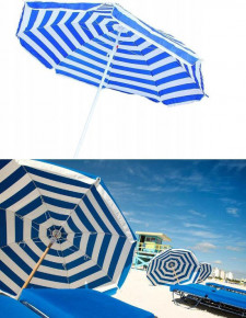 Parasol strand 160 cm doorsnede