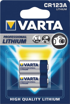 Varta CR123A Lithium batterij