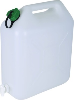 Jerrycan 20 liter blauwe dop met kraan