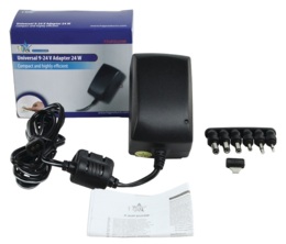 Universele Adapter 9VDC - 24VDC 1000mA - 1500mA