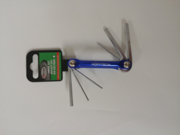 Inbus set in aluminium houder