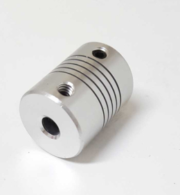 Flexibele askoppeling. 6.3-6.3mm