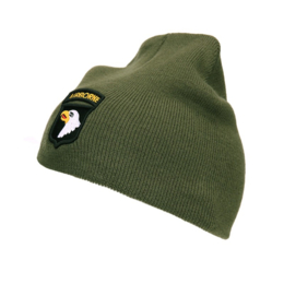 Beanie - muts - 101st airborne groen of zwart