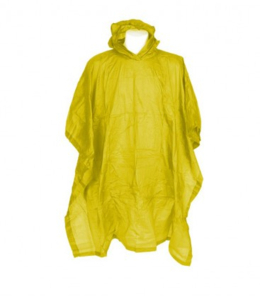 Festival regenponcho geel