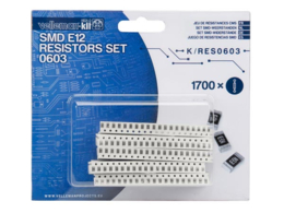 SET SMD E-12 WEERSTANDEN - 1700 st. - 1,0R tot 10M - 0603