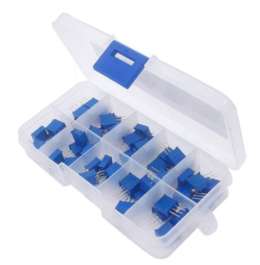 Assortiment multiturn instelpotjes