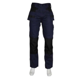 Bestex werkbroek halterzak blauw
