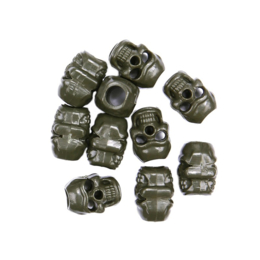Cord stopper skull set van 10 stuks