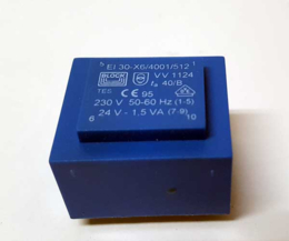 Printtrafo 24Volt 50mA