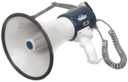 Megafoon, 25 watt met losse microfoon