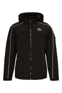 Nordberg Ole softshell winterjas zwart