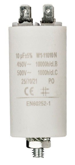 Aanloop condensator 10uF-450 volt