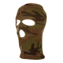Bivak muts 3-gaats camouflage
