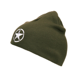 Beanie - muts - Allied Star groen