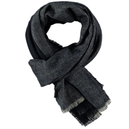 Sarlini sjaal heren zwart/dark navy