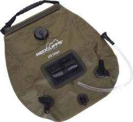Redcliffs - Campingdouche met thermometer - 20 liter groen