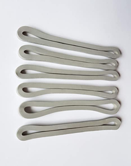 Rubberen Tentringen - tentrubber - tent elasiek 12 cm 10 stuks