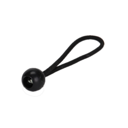 Elastiek spanner met balletje zwart 18cm