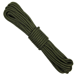 Touw 7 mm nylon 15 meter groen of zwart