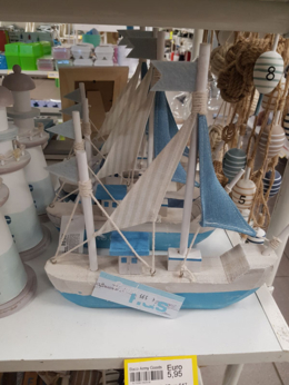 Decoratie vissersbootje