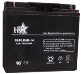 Loodgel accu 12 volt-18Amp.