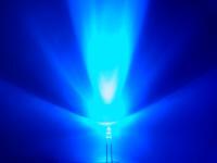LED 3mm blauw, fel