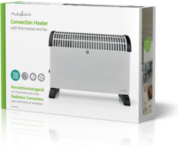 Nedis Convector - kachel | Thermostaat | Ventilatorfunctie | 3 Standen