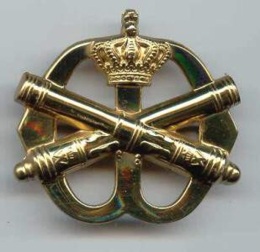 Baret Embleem artillerie troepen