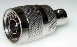 Adapter N male-BNC female
