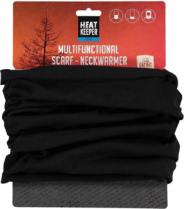 Heat Keeper Zwarte thermo kolsjaal of wrap