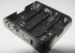 Batterij houder 4 x AA (Naast elkaar)