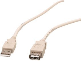 USB A Male - USB A Female 3m. verlengkabel