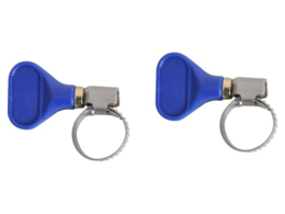 Vleugelmoer slangklem 2 stuks