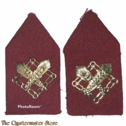 Kraag emblemen Korps Intendance