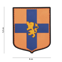 Embleem 3D PVC Nederland schild oranje #11104
