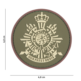 Embleem 3D PVC Korps Mariniers groen/coyote #20051