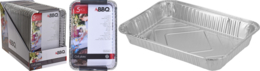 BBQ grill schalen 32 x 23 x 4 cm 5 stuks
