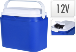 ELEKTRISCHE KOELBOX KLEIN 12 VOLT 10 LITER BLAUW 26x22x33cm