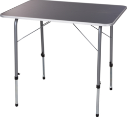 Kampeer tafel weer bestendig / waterproof 60 x 80cm hoog 50/70cm verstelbaar