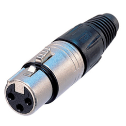 XLR 3 polig female, NC3FXX Neutrik